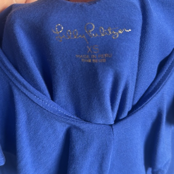 Lilly Pulitzer Alessa Top blue XS - Picture 2 of 4